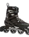 Rollerblade Zetrablade 07958600816 nero-argento, pattino in linea per uomo con scarpetta anatomica, ruote da 80mm e sistema di chiusura combinato per massimo comfort e prestazioni
