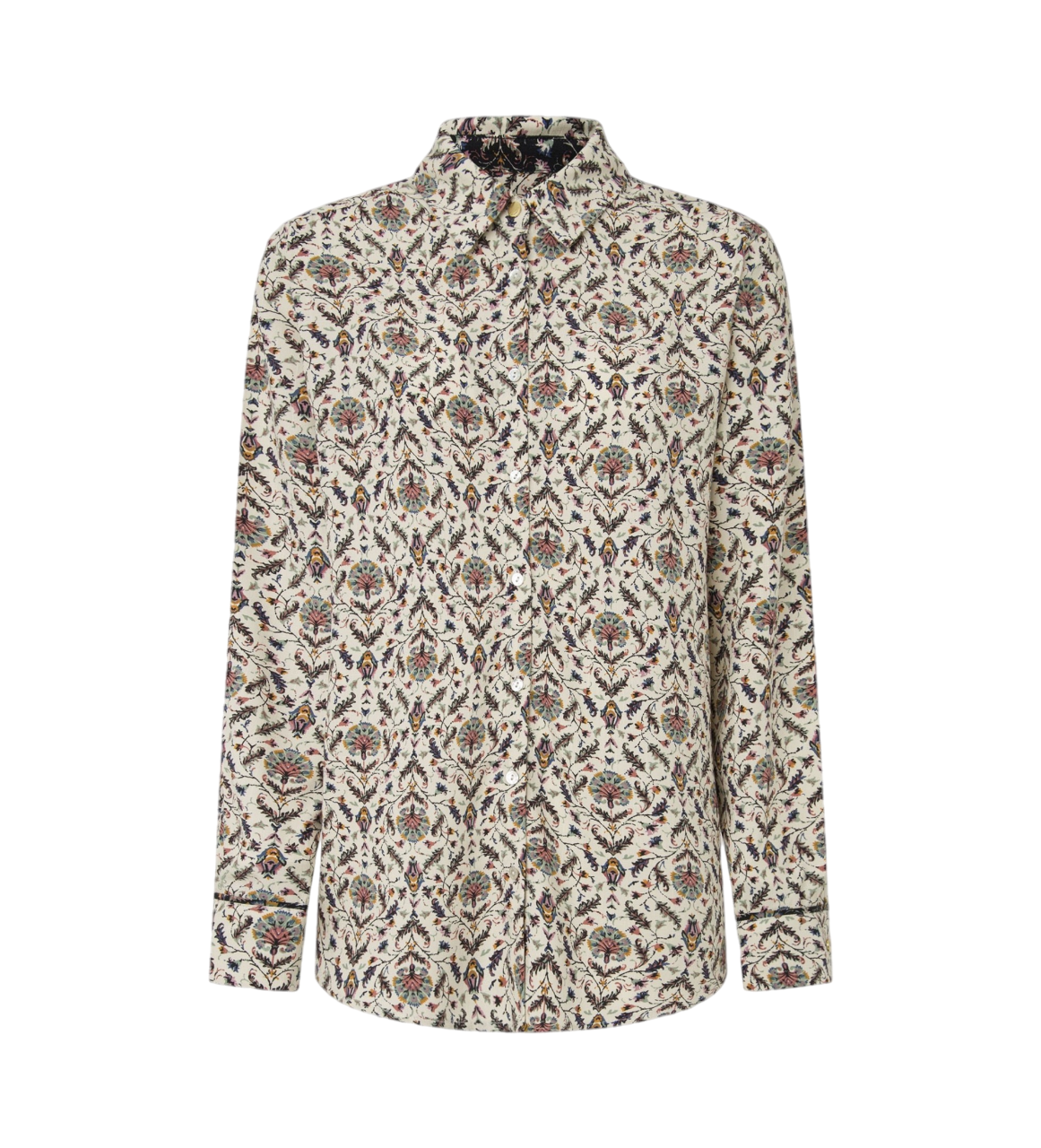 Pepe Jeans camicia manica lunga da donna Passion PL304949 814 ecru