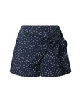 Pepe Jeans gonna a fantasia da donna con fiocco Damaris PL801160 588 blu