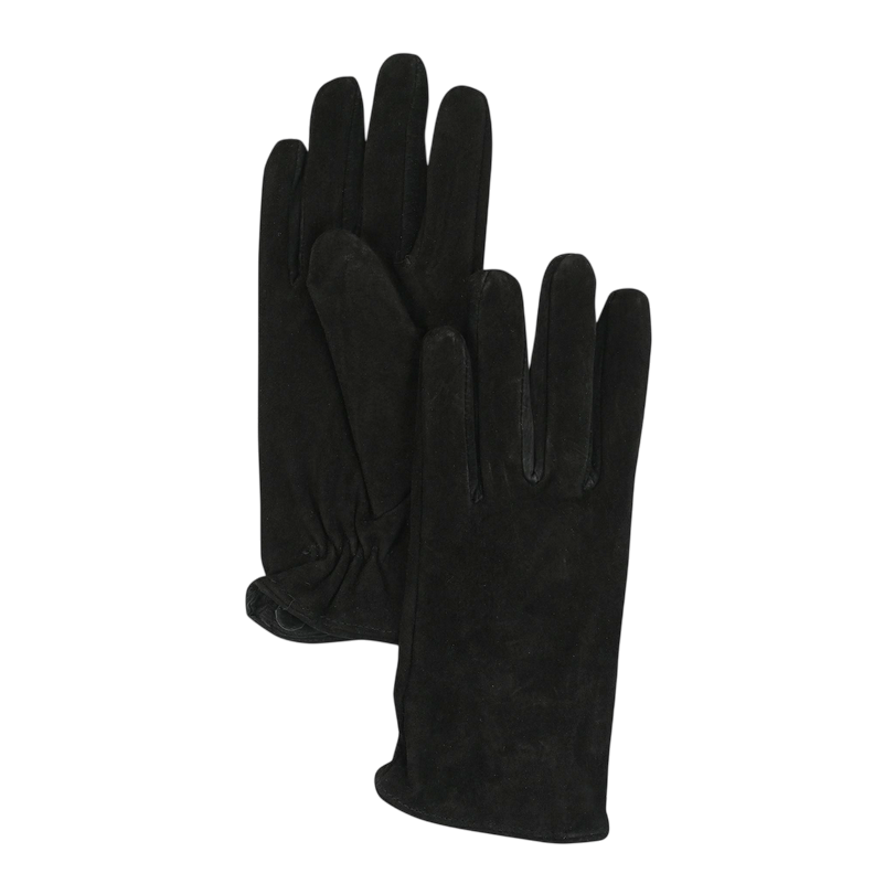 Pieces guanto in suede Comet 17067088 nero
