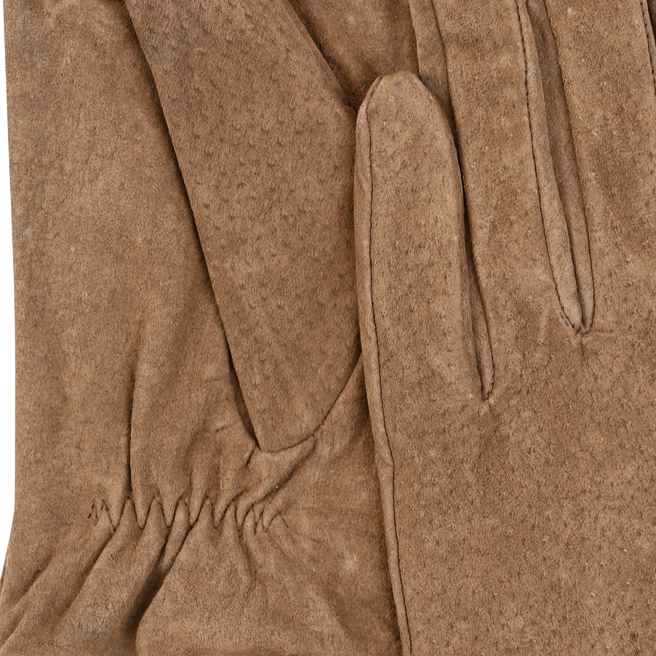 Pieces guanto in suede Comet 17067088 visone