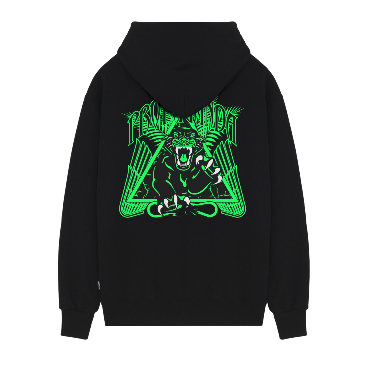 Propaganda felpa con cappuccio da uomo Triangle Panther 24FWPRFE806-01 nero