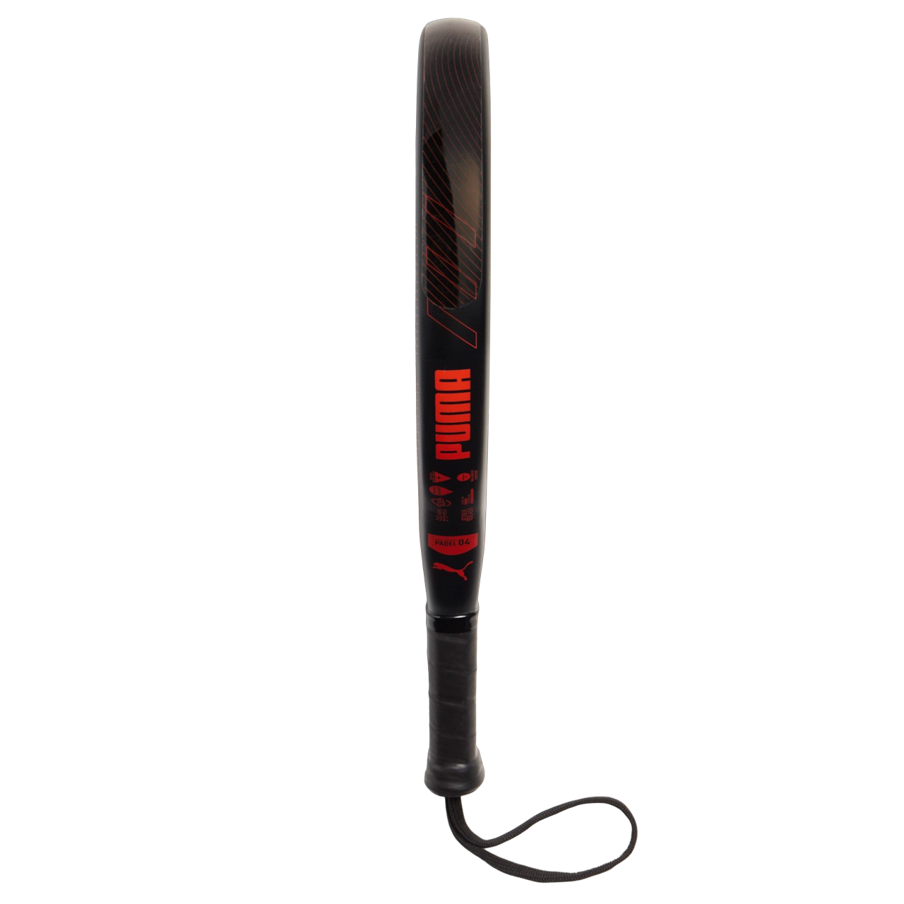 Puma Racchetta da Padel SolarSmash 049021 01 black-cherry tomato