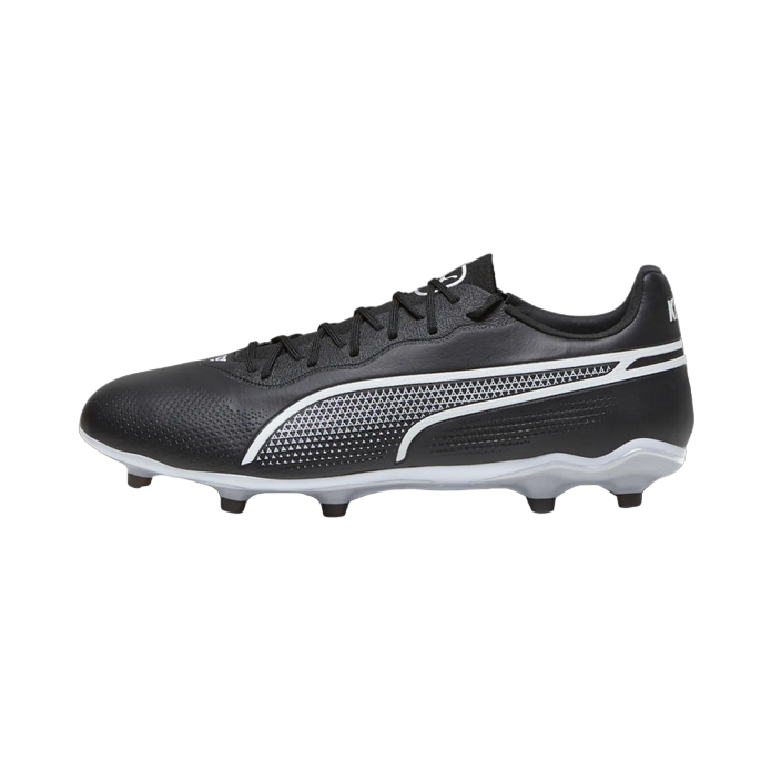 "Scarpe da calcio Puma King Pro FG/AG 107566-01 colore nero-bianco per terreni naturali e artificiali da uomo