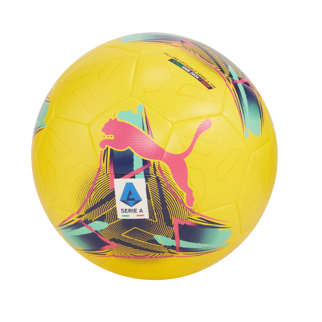Puma Pallone da calcio Serie A Orbita misura 5 084299-02 giallo