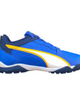 Puma Pressing IV TT 108571-01 scarpe calcetto uomo blu bianco professionale vista laterale