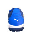 Puma Pressing IV TT 108571-01 scarpe calcetto uomo blu bianco professionale vista tallone
