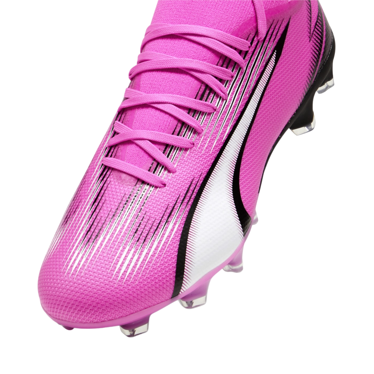 Scarpe da calcio Puma Ultra Match FG/AG 107754-01 colore veleno rosa per terreni naturali e artificiali da uomo