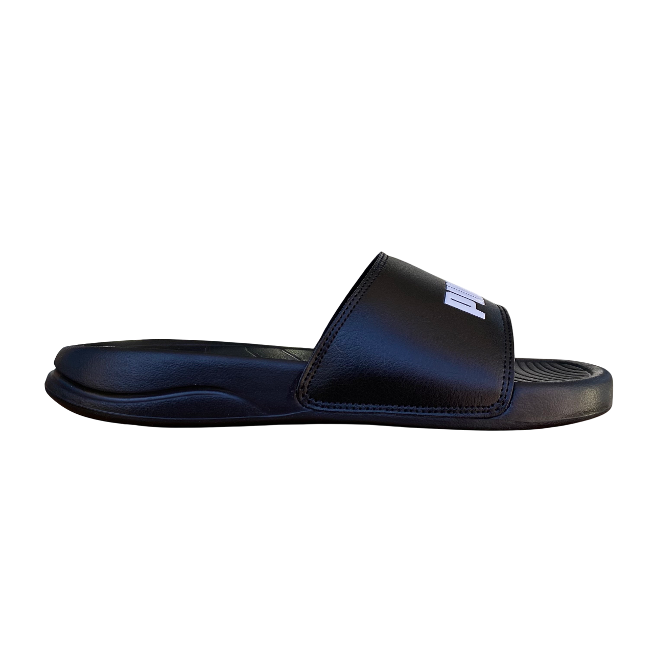 Puma ciabatta da bambino da mare piscina Popcat 20 PS 372313-01 nero-bianco