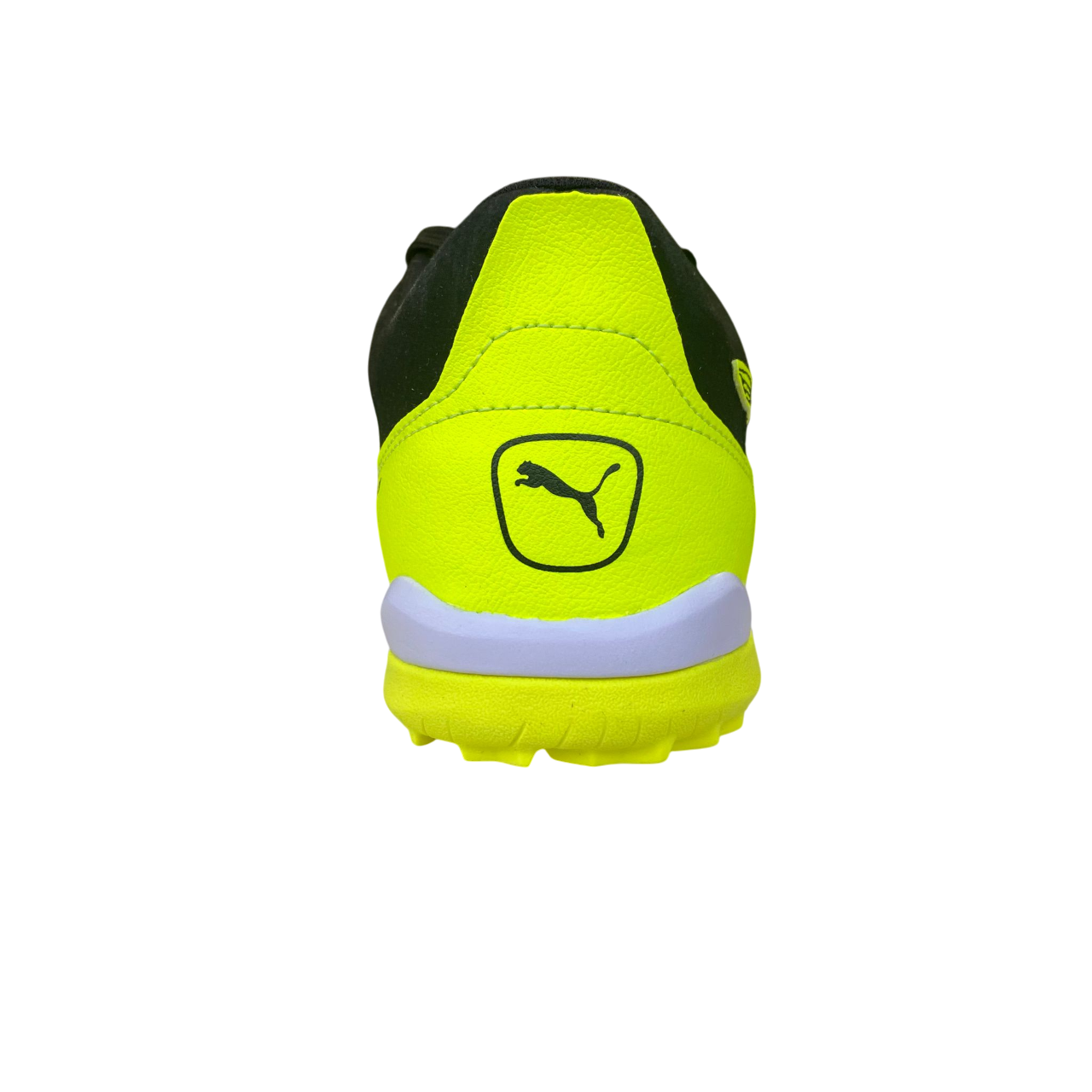 Puma scarpa da calcetto da uomo Pressing IV TT 107860-05 nero-bianco-giallo