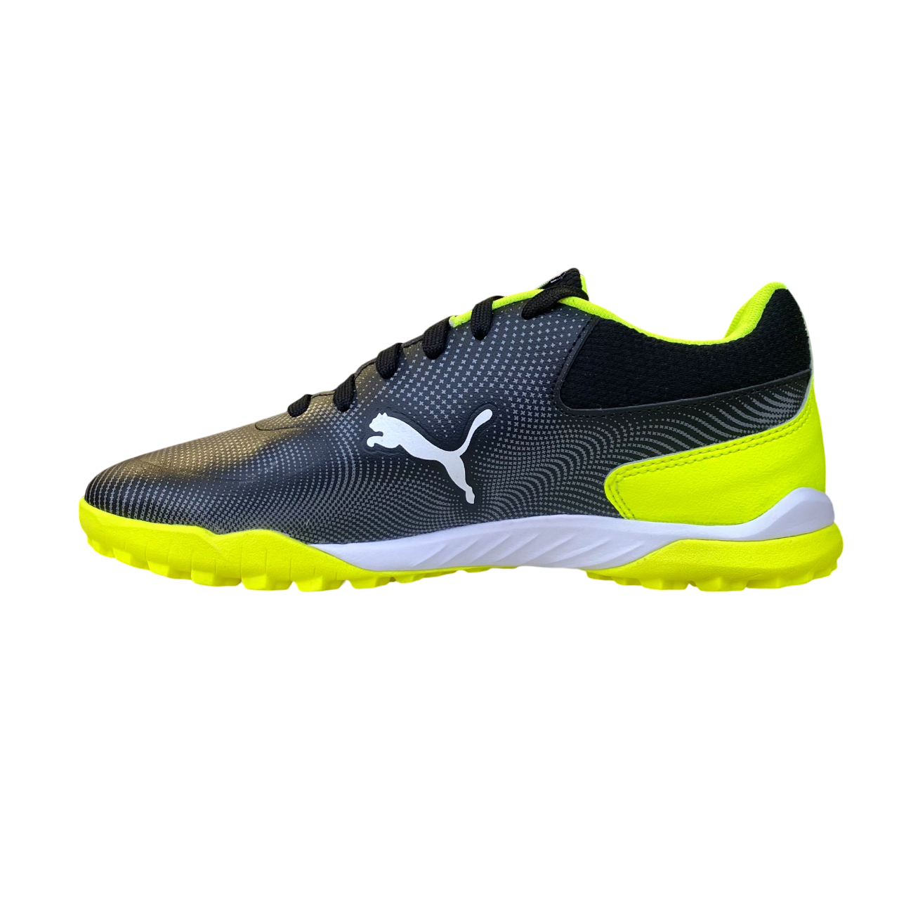 Puma scarpa da calcetto da uomo Truco III TT 107426-07 nero-bianco-giallo