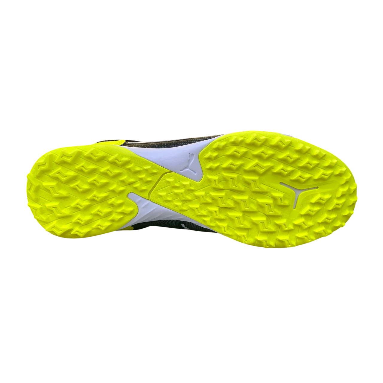 Puma scarpa da calcetto da uomo Truco III TT 107426-07 nero-bianco-giallo