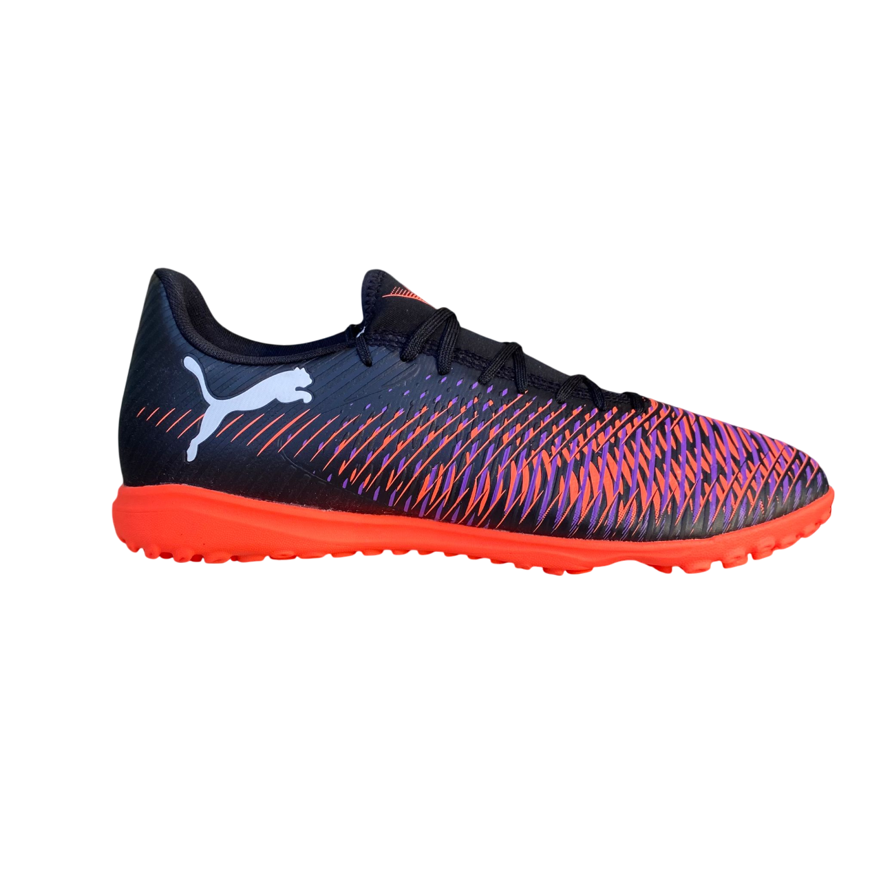 Puma scarpa da calcetto da uomo futre 8 Play TT 108378-01 nero-bianco-rosso brillante