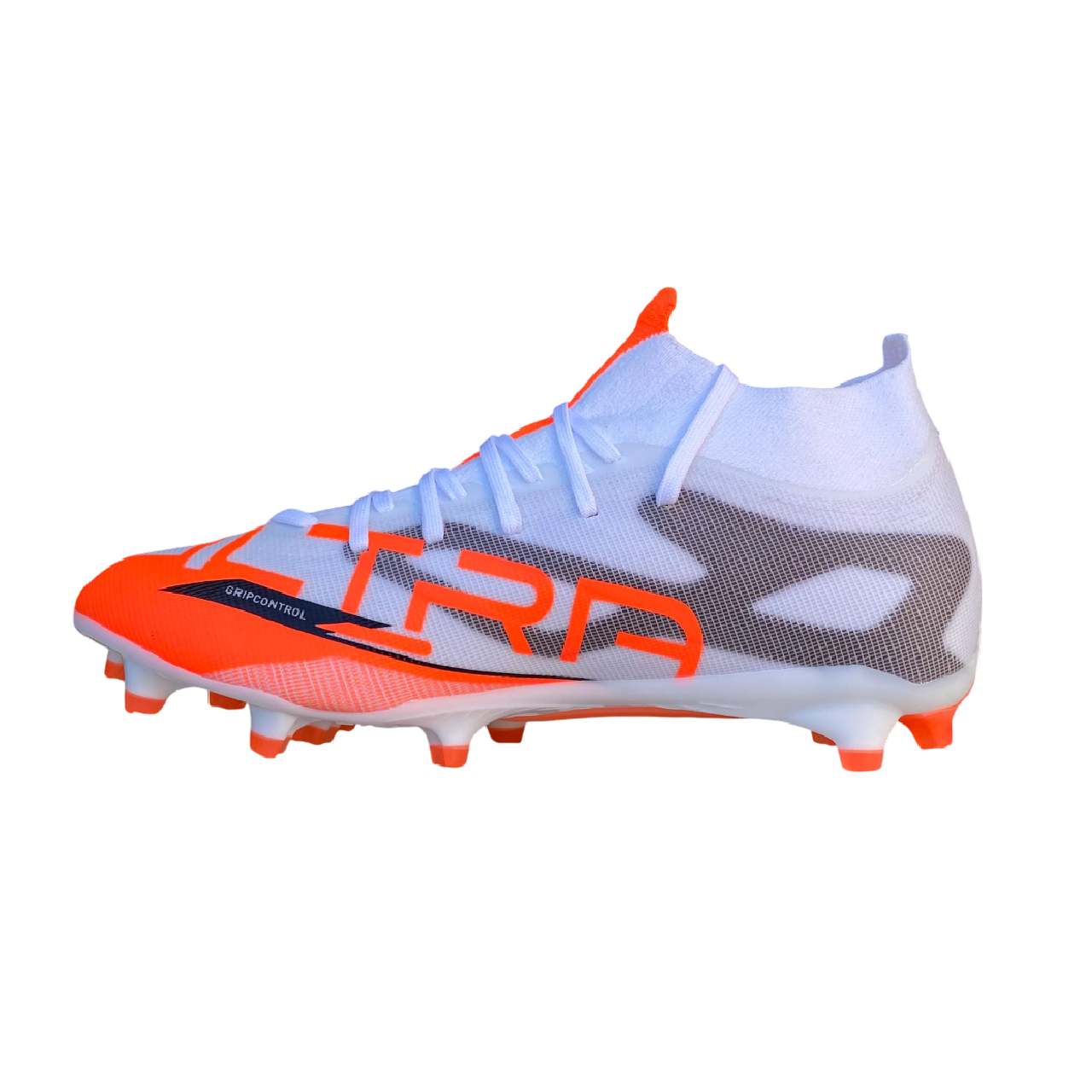 Puma scarpa da calcio da uomo Ultra 6 Match+ FG/AG 108162_01 bianco_nero_rosso brillante
