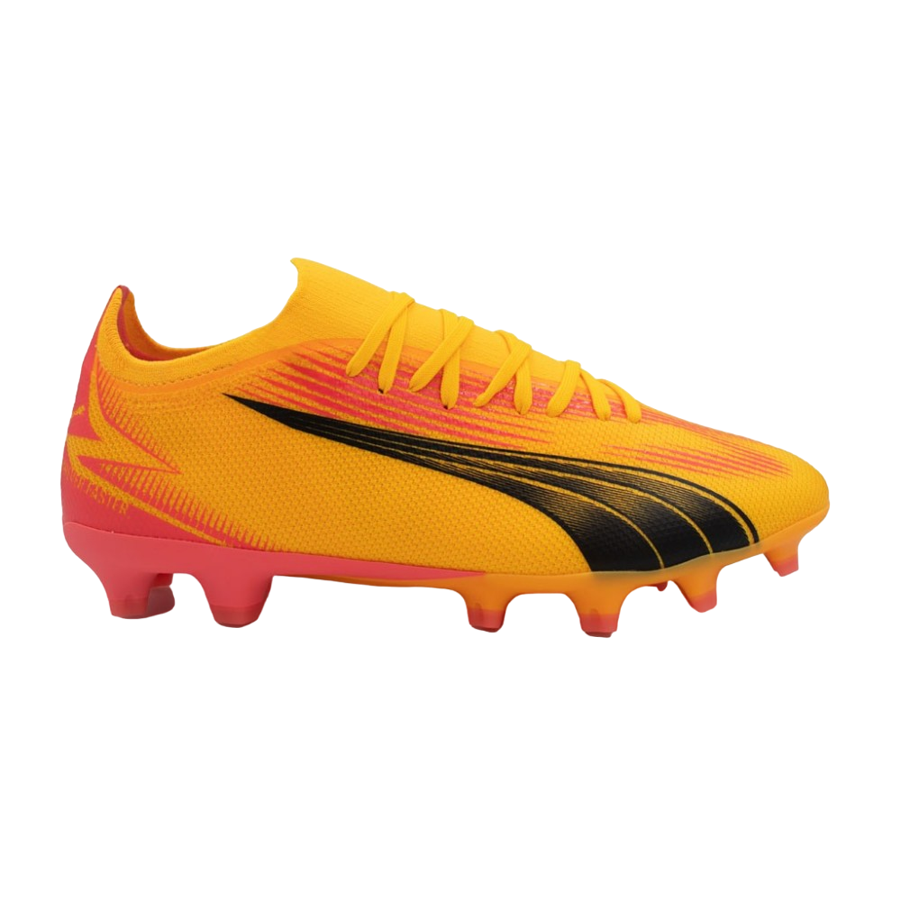 Puma scarpa da calcio da uomo Ultra Match FG/AG 107754-03 arancio tramonto-nero