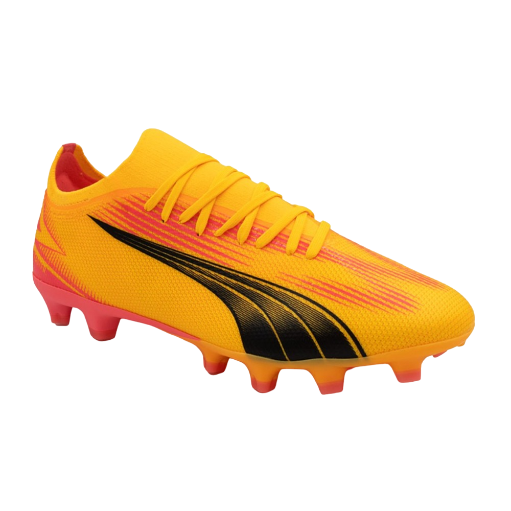 Puma scarpa da calcio da uomo Ultra Match FG/AG 107754-03 arancio tramonto-nero 1