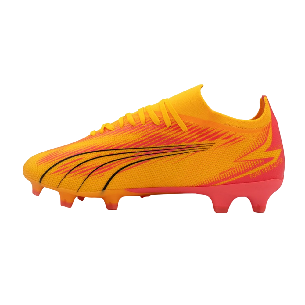 Puma scarpa da calcio da uomo Ultra Match FG/AG 107754-03 arancio tramonto-nero 2