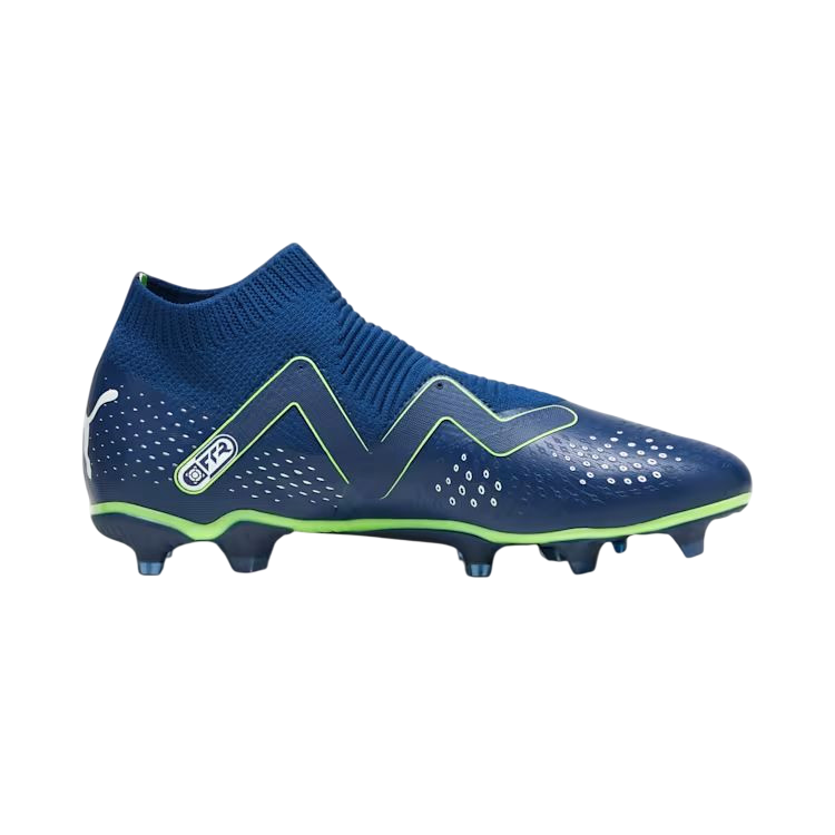 Puma scarpa da calcio senza laccio da uomo Future Match+ LL FG/AG 107366 03 blu persia-bianco-verde 1
