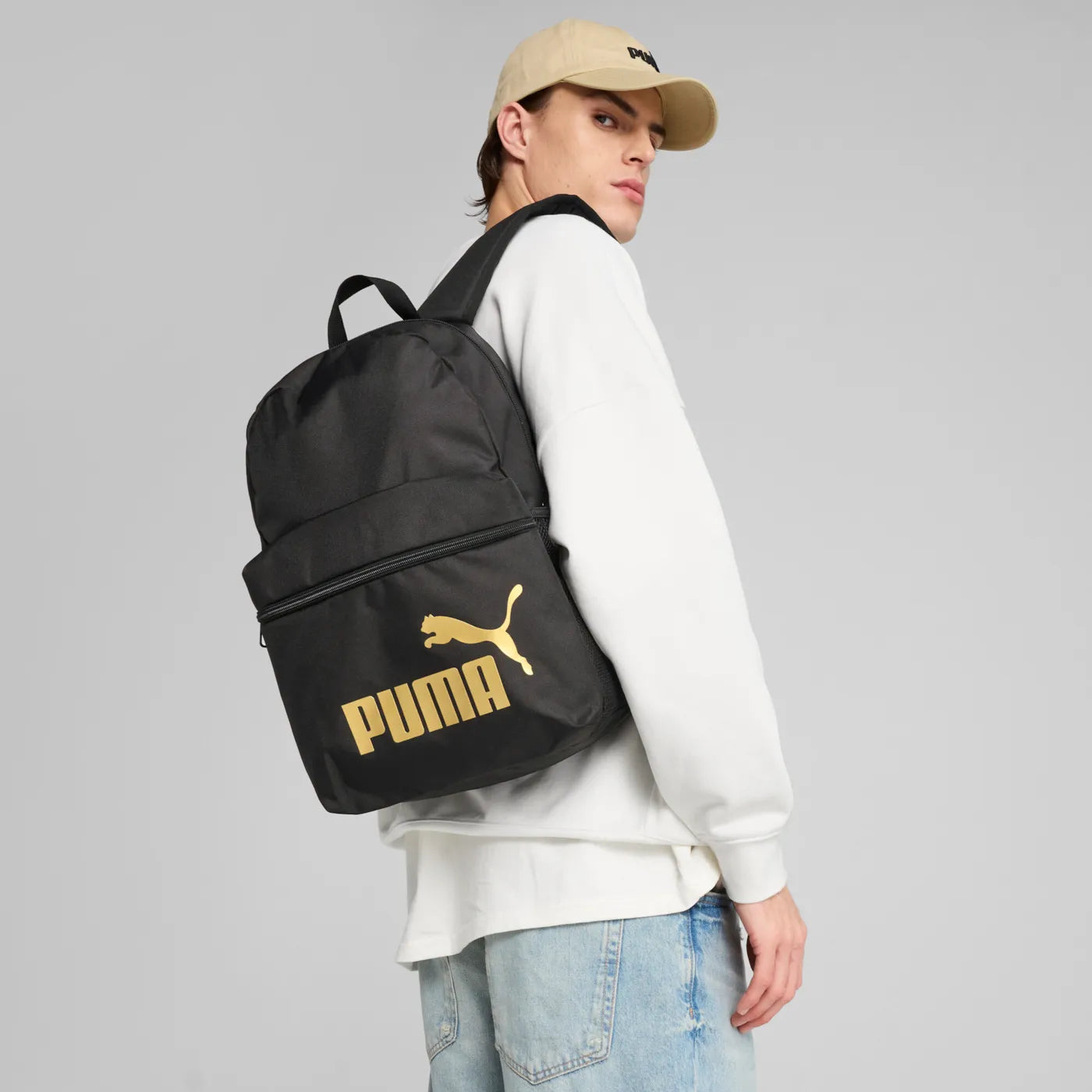 Puma zaino multiuso Phase 091164-03 nero-oro 1