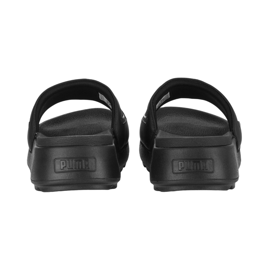 Puma ciabatta da donna con zeppa Karmen Slide 389073-01 nero