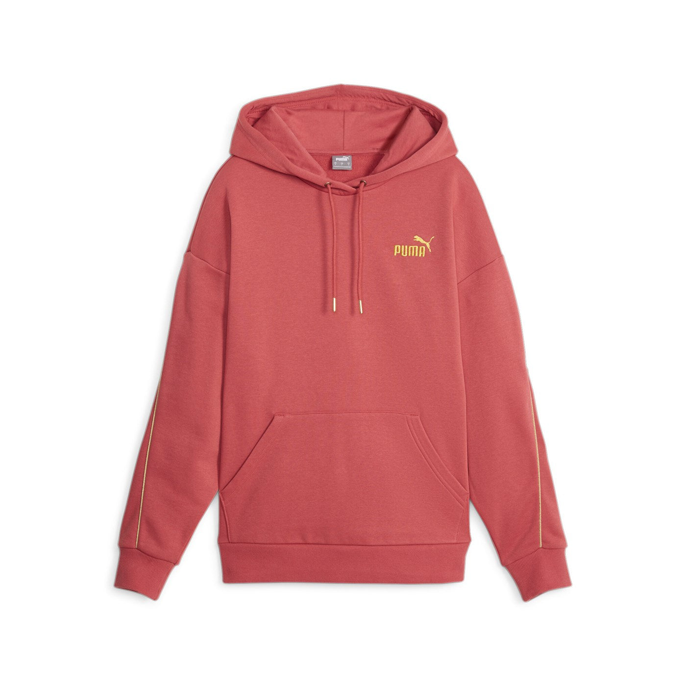 Puma felpa con cappuccio da donna ESS Minimal Gold 680019 21 coccio