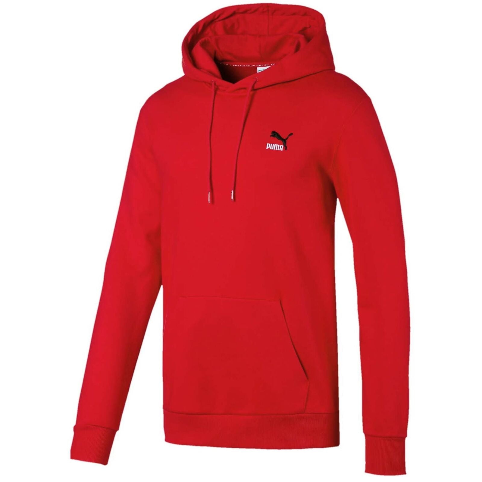 Puma felpa con cappuccio da uomo Classic EMB Hoodie High 596700 11 Risk Red