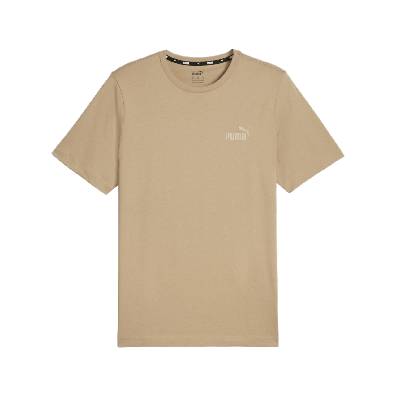 Puma maglietta manica corta da uomo con stampa logo piccolo ESS 586669-78 tortora