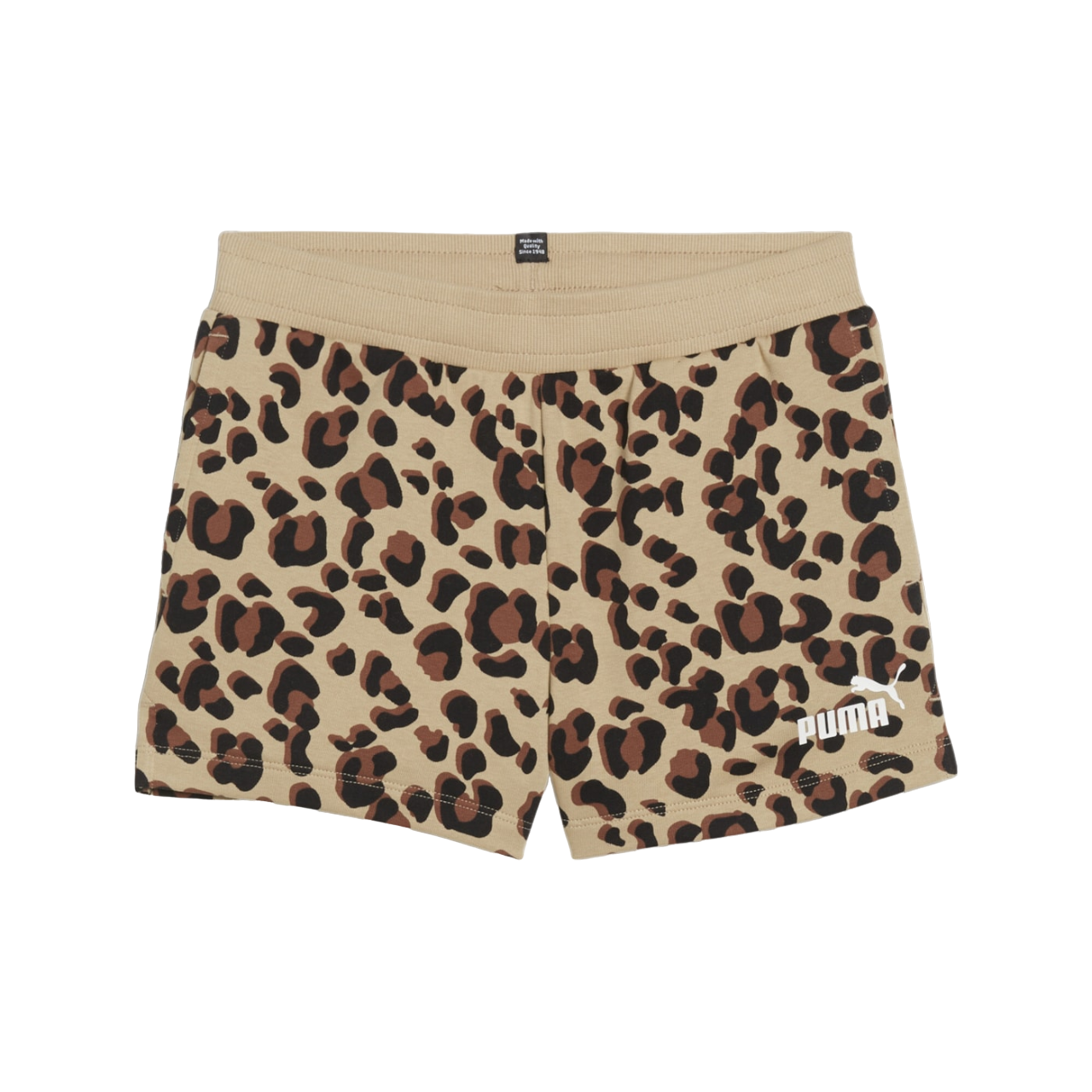 Puma girls' cotton shorts Ess Animal 679414-83 dove grey
