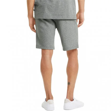 Puma men's sports shorts in cotton jersey 586742-03 light grey