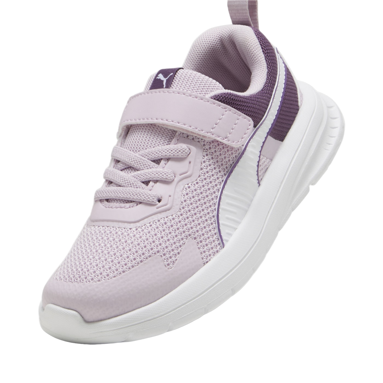 Puma girls' sneakers with elastic lace and strap Evolve Run 386239-16 berries