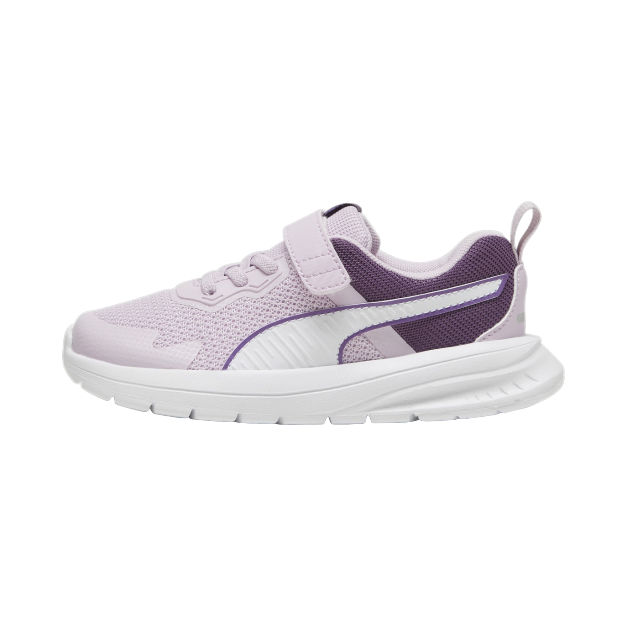 Puma girls' sneakers with elastic lace and strap Evolve Run 386239-16 berries