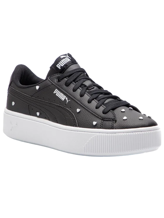 Puma Vikky Stacked Studs women's sneakers shoe 369636 01 black
