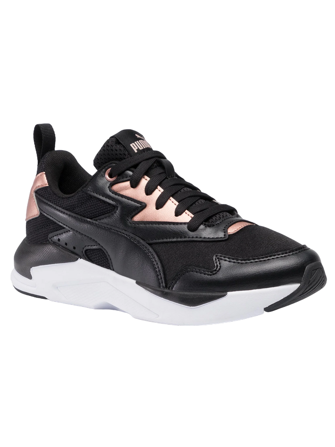 Puma women's sneakers shoe X-Ray Lite Metallic 374737 01 black