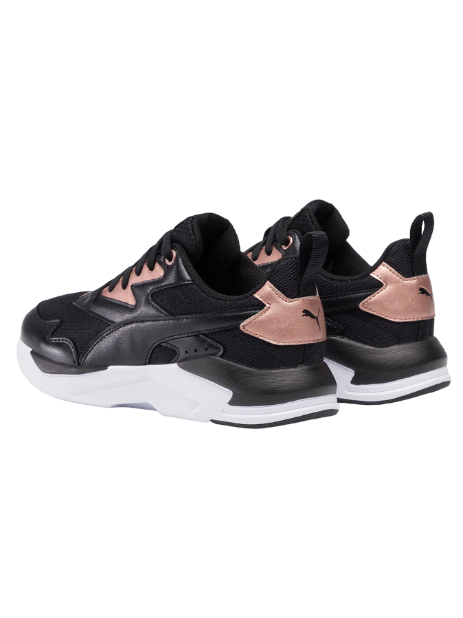 Puma women's sneakers shoe X-Ray Lite Metallic 374737 01 black