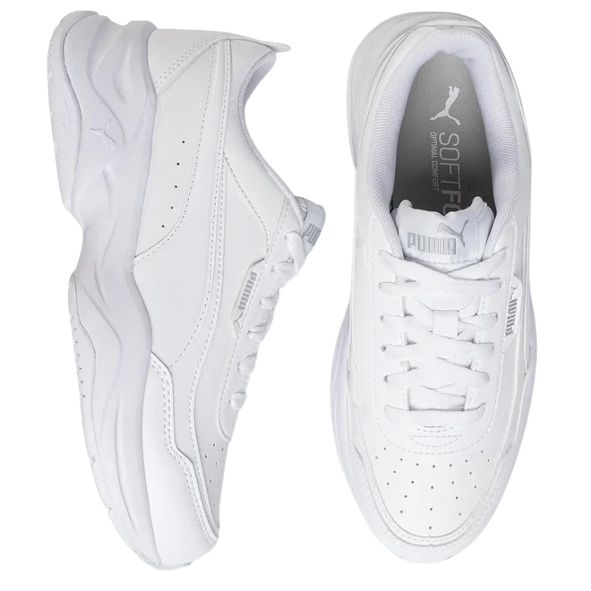 Puma women's sneakers shoe with elevator Cilia Mode 371152-02 white