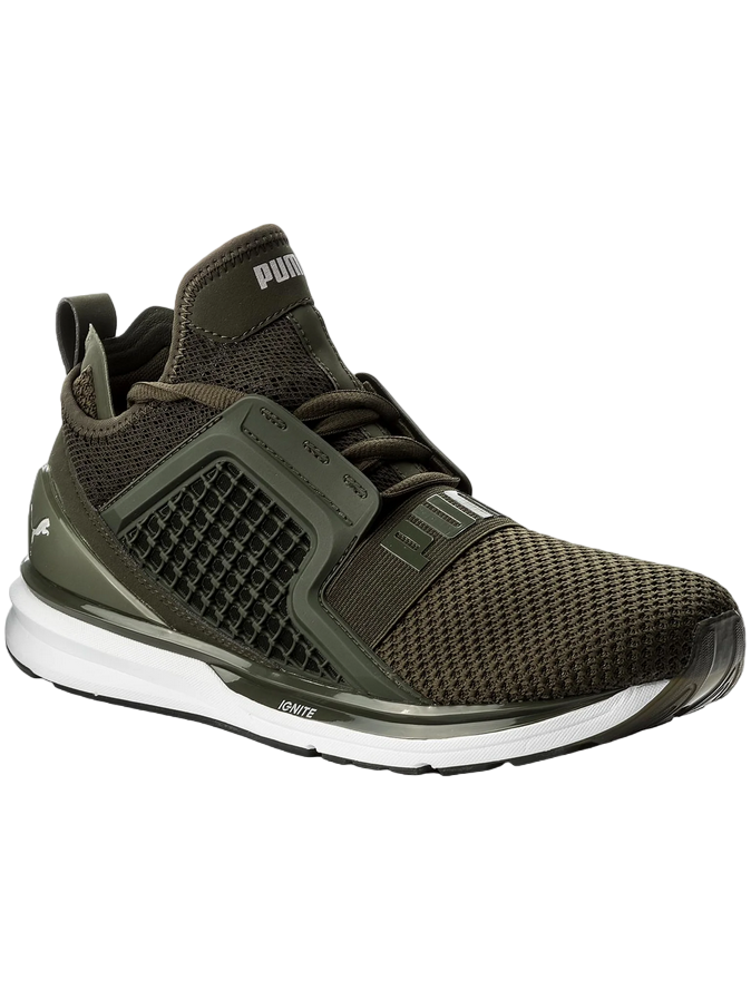 Puma men's sneakers shoe Ignite Limitless Weave 190503 01 green