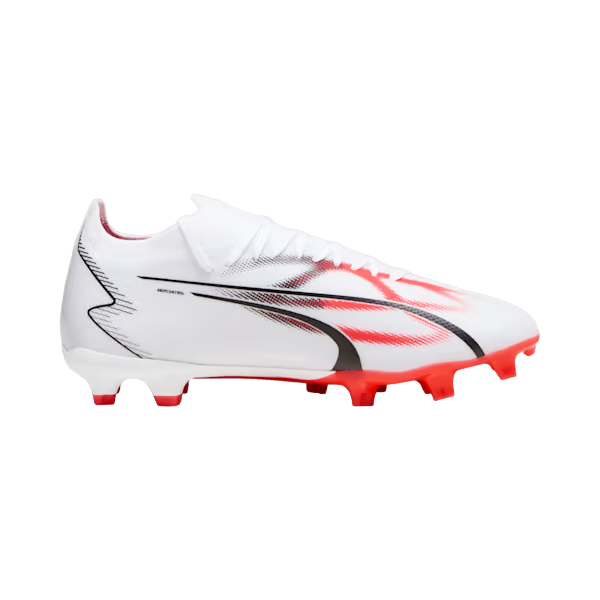 Puma men's soccer shoes Ultra Match 107347-01 white-black-orchid