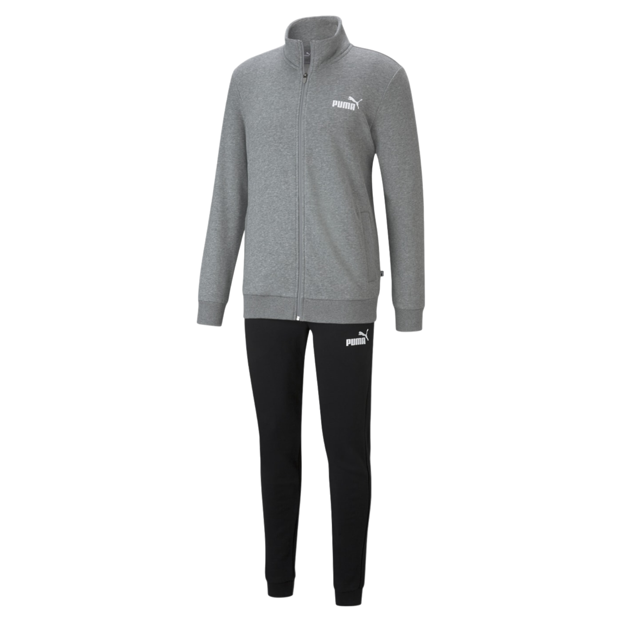 Puma tuta sportiva da uomo Clean Sweat TR 585840 03 grigio-nero