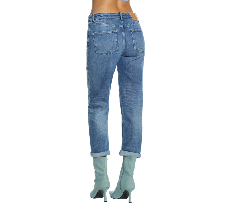 Relish women's jeans trousers 5 pockets with medium waist Cindy 22 RDP2407016016 medium blue