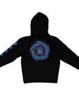 Santa Cruz felpa con cappuccio da uomo Speed Wheels Faces Hood nero