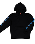 Santa Cruz felpa con cappuccio da uomo Speed Wheels Faces Hood nero