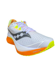 Dettaglio tallone e supporto Saucony Endorphin Speed 4 scarpa running con tecnologia PWRRUN PB