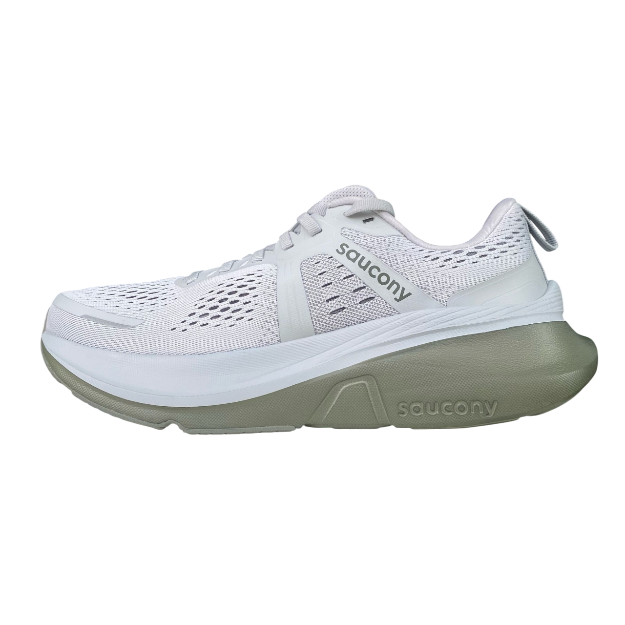 Dettaglio supporto mediale e tallone Saucony Guide 18 scarpa running uomo
