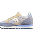 Sneakers donna Saucony Jazz O' S1044-723 grigio con pelle scamosciata e inserti nylon, interno
