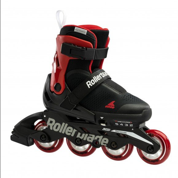 Rollerblade inline skate for boys Microblade Free 07221800741 red-black