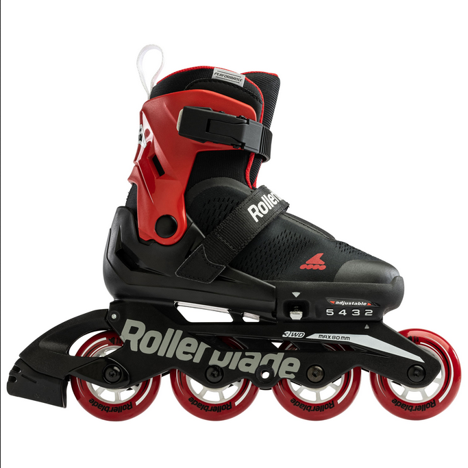 Rollerblade inline skate for boys Microblade Free 07221800741 red-black