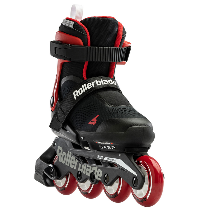 Rollerblade inline skate for boys Microblade Free 07221800741 red-black