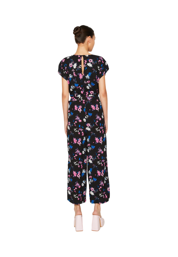 b.young Women's casual jumpsuit with V-neck Bymmjoella Jumpsuit 20811294 200453 black mix