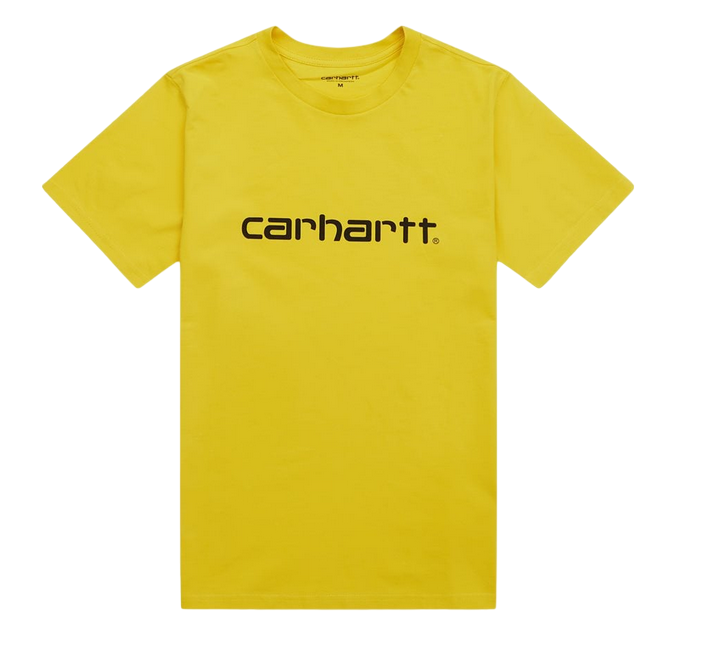 Carhartt Men's Short Sleeve T-shirt S/S Script I031047 1GZ buttercup
