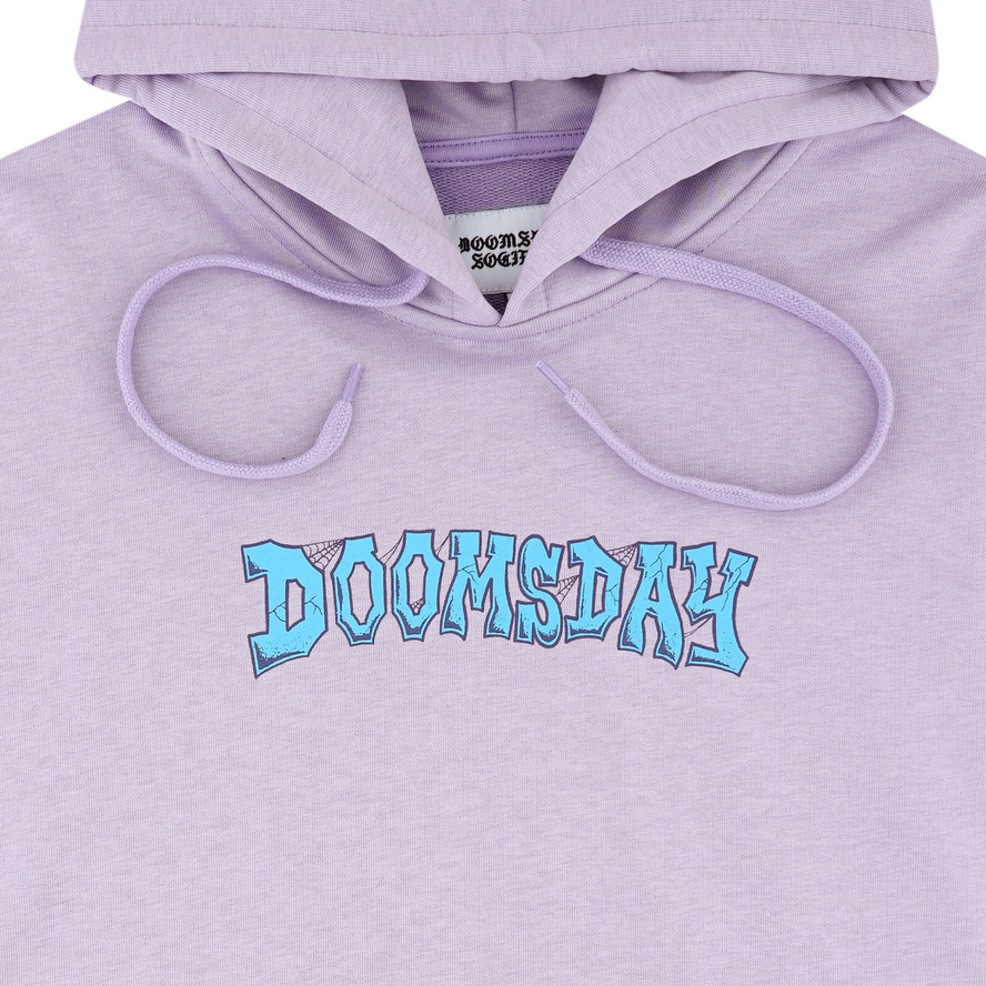Doomsday Felpa con cappuccio e trasca a marsupio Crush Hoodie YHY0092LIL lilla